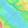 Upper Crystal Springs Reservoir topographic map, elevation, terrain