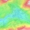 Echo Valley topographic map, elevation, terrain