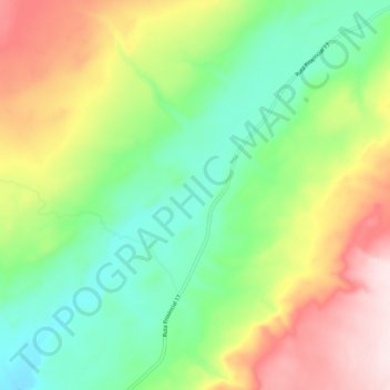 Frio topographic map, elevation, terrain