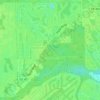 Samsula-Spruce Creek topographic map, elevation, terrain