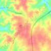 Az-zintan topographic map, elevation, terrain