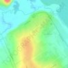 Surgut topographic map, elevation, terrain