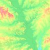 Sabine River topographic map, elevation, terrain