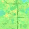 Hungerford Lake topographic map, elevation, terrain