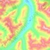 Chilliwack River topographic map, elevation, terrain