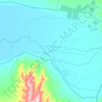 སེང་གེ་གཙང་པོ (狮泉河) topographic map, elevation, terrain