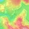 Deep Creek Dam topographic map, elevation, terrain