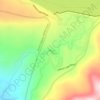 Mono Creek topographic map, elevation, terrain