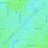 Southgate topographic map, elevation, terrain