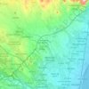 Barranco de Carraixet topographic map, elevation, terrain