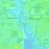 John's Island topographic map, elevation, terrain