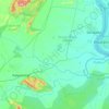 Kinnerasani River topographic map, elevation, terrain