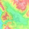 Ogden Valley topographic map, elevation, terrain