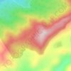 Dodge Ridge topographic map, elevation, terrain