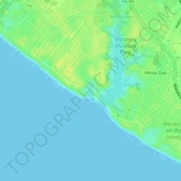 Kettle Pond topographic map, elevation, terrain
