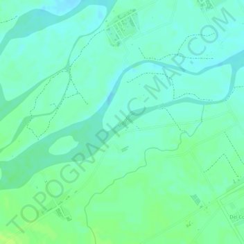 Magat River topographic map, elevation, terrain