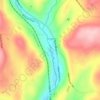 Martins Creek topographic map, elevation, terrain