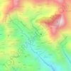 البحيره topographic map, elevation, terrain