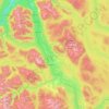 Bulkley Valley topographic map, elevation, terrain
