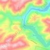 Seminoe Dam topographic map, elevation, terrain
