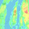 Barters Island topographic map, elevation, terrain