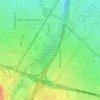 Los Gatos Creek County Park topographic map, elevation, terrain