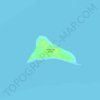 Lumbucan Island topographic map, elevation, terrain