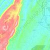 Missionary Ridge topographic map, elevation, terrain