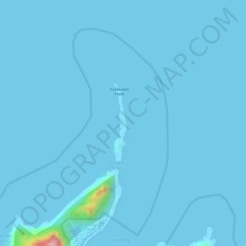 Pola Island topographic map, elevation, terrain