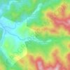 Sungai Groh topographic map, elevation, terrain