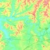 Duck River topographic map, elevation, terrain