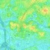 Hillock Park topographic map, elevation, terrain