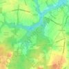Freneau Woods Park topographic map, elevation, terrain