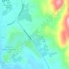 Bouverie Wildflower Preserve topographic map, elevation, terrain