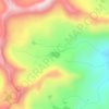 Avalanche Lake topographic map, elevation, terrain