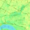 南湖公园 topographic map, elevation, terrain