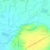 Río Turbio topographic map, elevation, terrain