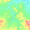 Chewore River topographic map, elevation, terrain