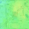 North Sarasota topographic map, elevation, terrain