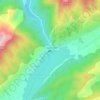 Embalse de Pena topographic map, elevation, terrain