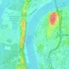 Tennesse Riverwalk topographic map, elevation, terrain