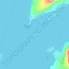 Oahu Island topographic map, elevation, terrain