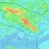 Mount Faber Park topographic map, elevation, terrain