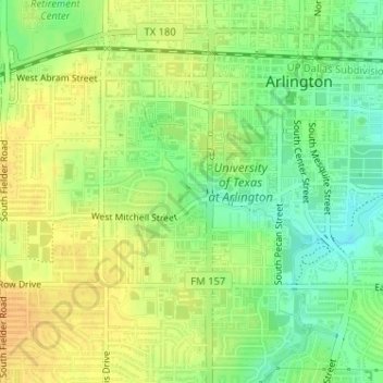 Doug Russell Park topographic map, elevation, terrain