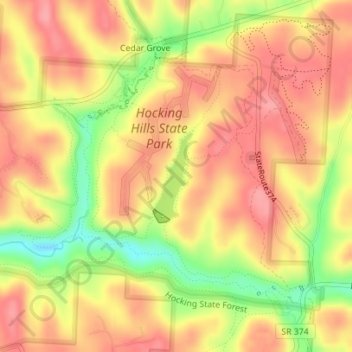 Rose Lake topographic map, elevation, terrain