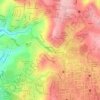 Hinulugang Taktak Protected Landscape topographic map, elevation, terrain