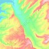 Red Canyon topographic map, elevation, terrain