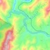Waterville Lake topographic map, elevation, terrain