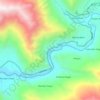 Hunza River topographic map, elevation, terrain