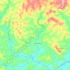 Vereda El Botón topographic map, elevation, terrain